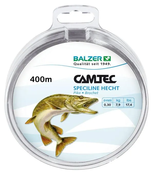 NextFish - Horgász webshop és horgászbolt - Balzer Camtec SpeciLine 400m 0,30mm szürke monofil zsinór