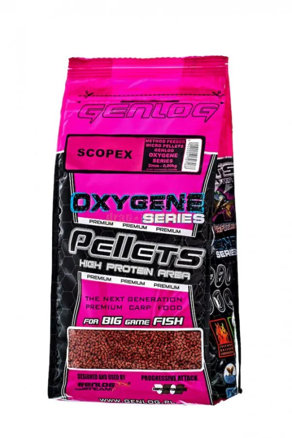 NextFish - Horgász webshop és horgászbolt - GENLOG oxygene micro pellet 2mm scopex