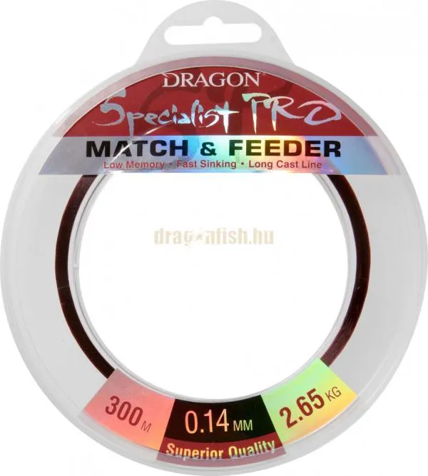 NextFish - Horgász webshop és horgászbolt - DRAGON specialist pro match & feeder 300m 0,25mm 7,70kg