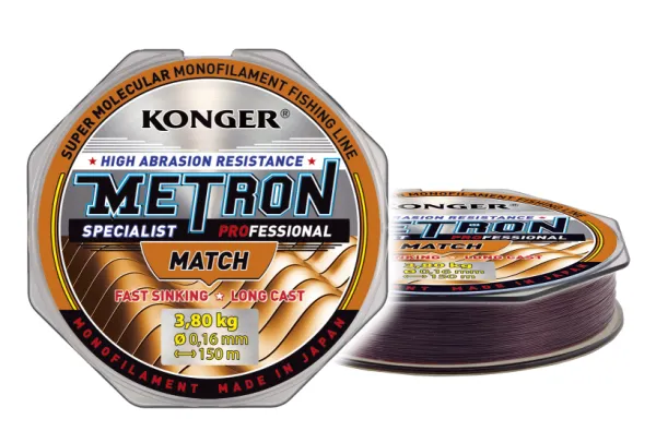 NextFish - Horgász webshop és horgászbolt - KONGER Metron Specialist Pro Match 0.22mm/150m