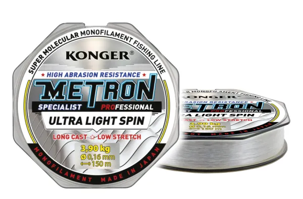 NextFish - Horgász webshop és horgászbolt - KONGER Metron Specialist Pro Ultra Light Spin 0.12mm/150m