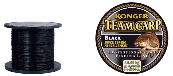 NextFish - Horgász webshop és horgászbolt - KONGER Team Carp Black 0.20mm/1000m