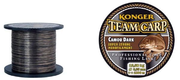 NextFish - Horgász webshop és horgászbolt - KONGER Team Carp Camou Dark 0.25mm/1000m