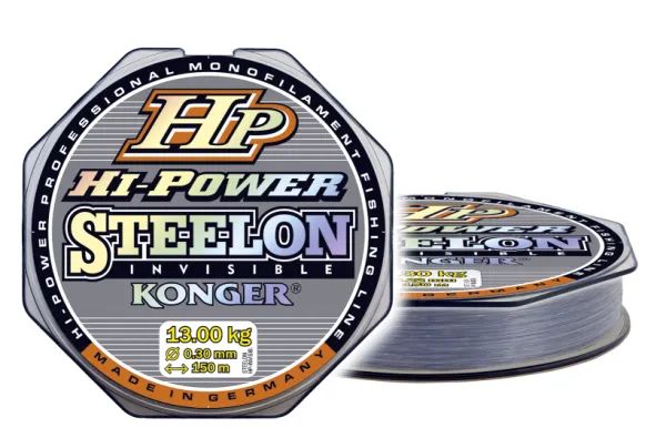 NextFish - Horgász webshop és horgászbolt - KONGER Steelon HP Hi-Power Invisible 0.14mm/100m