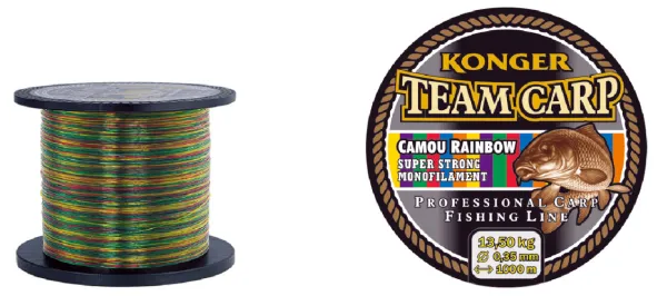 NextFish - Horgász webshop és horgászbolt - KONGER Team Carp Rainbow 0.25mm/1000m