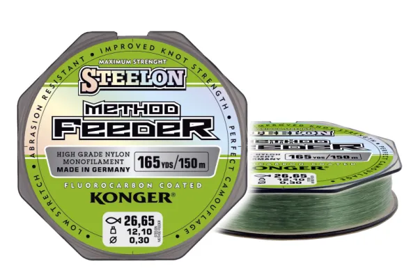 NextFish - Horgász webshop és horgászbolt - KONGER Steelon Method Feeder FC 0.20mm/150m