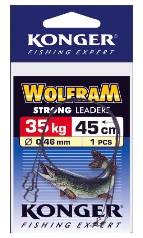 NextFish - Horgász webshop és horgászbolt - KONGER Strong Tungsten Leader 35cm 35kg