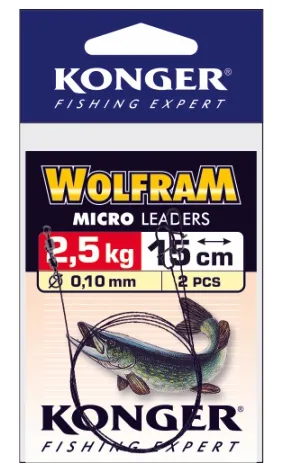 NextFish - Horgász webshop és horgászbolt - KONGER Tungsten Leader 15cm 5kg