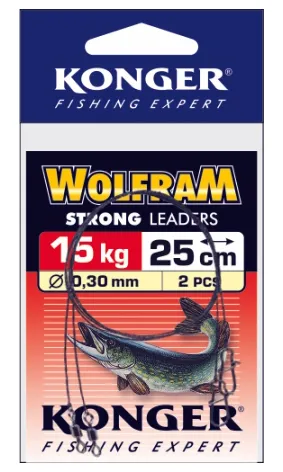 NextFish - Horgász webshop és horgászbolt - KONGER Tungsten Leader 25cm 10kg