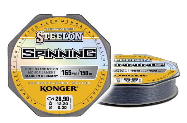 NextFish - Horgász webshop és horgászbolt - KONGER Steelon Spinning FC 0.12mm/150m