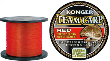 NextFish - Horgász webshop és horgászbolt - KONGER Team Carp Color Red 0.20mm/1000m