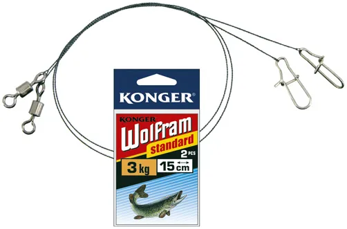 NextFish - Horgász webshop és horgászbolt - KONGER Leader Tungsten 15cm 3kg
