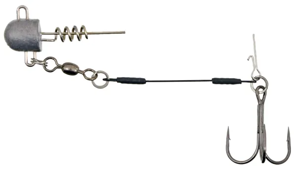 NextFish - Horgász webshop és horgászbolt - KONGER Swimbait System Single Stinger 1/0 9cm 27kg Weighted 5g Spinning System