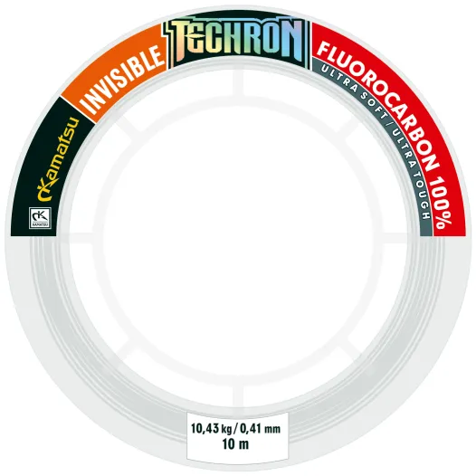 NextFish - Horgász webshop és horgászbolt - KAMATSU Techron Fluorocarbon 100% Hard Spinning Invisible 0.41mm/10m