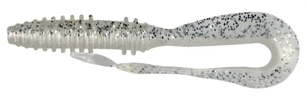 NextFish - Horgász webshop és horgászbolt - KONGER Big Tail Twist 6cm Glitter silver