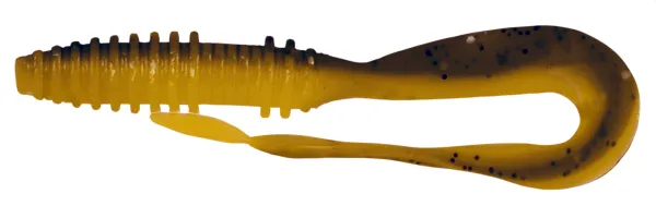 NextFish - Horgász webshop és horgászbolt - KONGER Big Tail Twist 8cm Green hot lemon