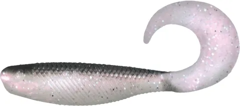 NextFish - Horgász webshop és horgászbolt - KONGER Shad Grub 6.4cm Black pearl glitter