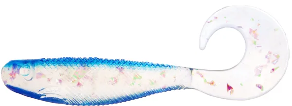 NextFish - Horgász webshop és horgászbolt - KONGER Shad Grub 8.9cm Mylar blue