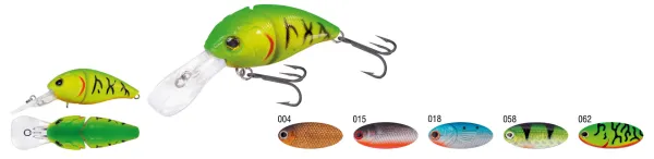 NextFish - Horgász webshop és horgászbolt - KAMATSU Bull Crank 60F Holo Perch