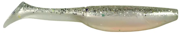 NextFish - Horgász webshop és horgászbolt - KONGER Slim Shad 7.5cm Glitter silver