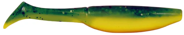 NextFish - Horgász webshop és horgászbolt - KONGER Slim Shad 7.5cm Green hot lemon