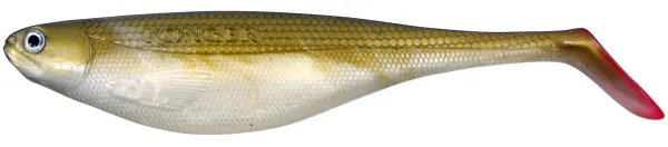 NextFish - Horgász webshop és horgászbolt - KONGER Flat Shad 9.5cm Olive Roach