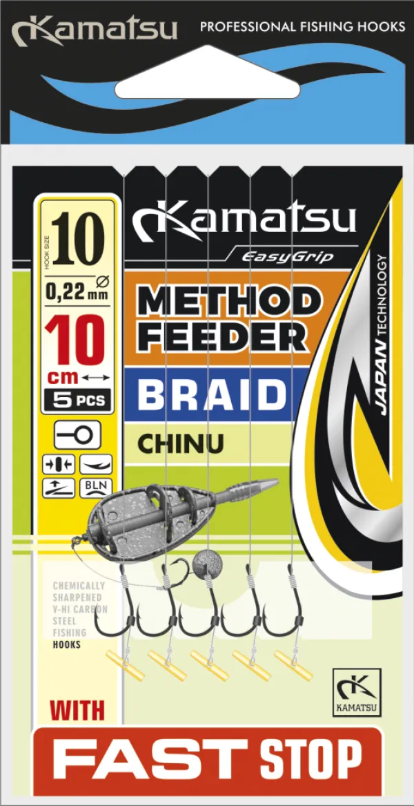 NextFish - Horgász webshop és horgászbolt - KAMATSU Method Feeder Braid Chinu 8 Fast Stop