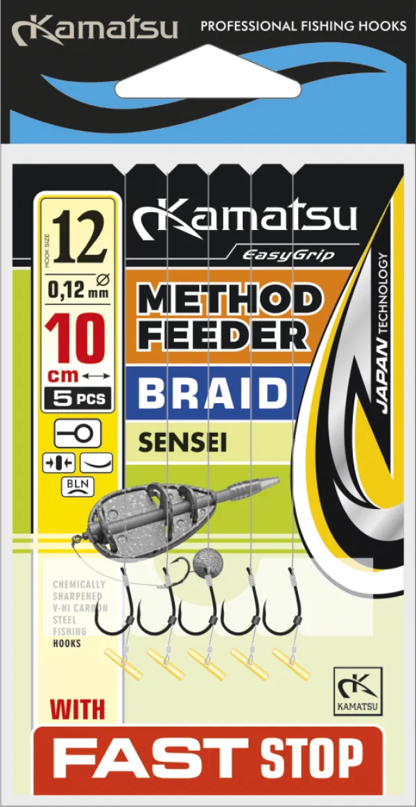 NextFish - Horgász webshop és horgászbolt - KAMATSU Method Feeder Braid Sensei 6 Fast Stop