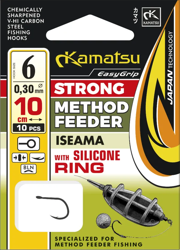 NextFish - Horgász webshop és horgászbolt - KAMATSU Method Feeder Strong Iseama 10 with Silicone Ring