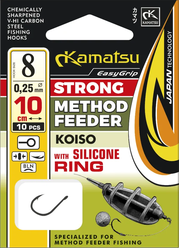 NextFish - Horgász webshop és horgászbolt - KAMATSU Method Feeder Strong Koiso with Silicone Ring