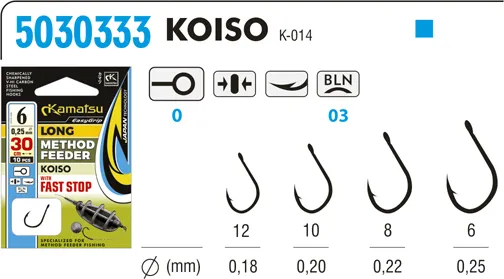 NextFish - Horgász webshop és horgászbolt - KAMATSU Method Feeder Long Koiso 6 Fast Stop