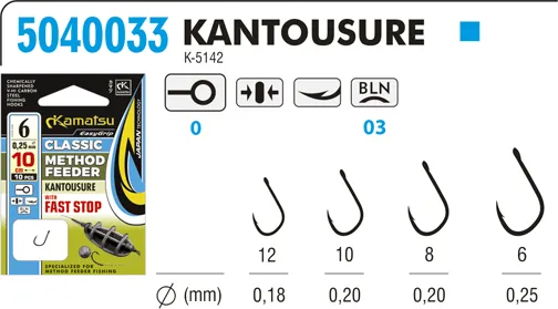 NextFish - Horgász webshop és horgászbolt - KAMATSU Method Feeder Classic Kantousure 12 Fast Stop