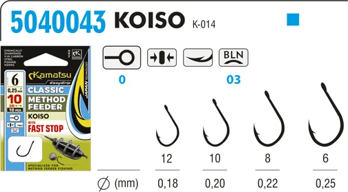 NextFish - Horgász webshop és horgászbolt - KAMATSU Method Feeder Classic Koiso 6 Fast Stop