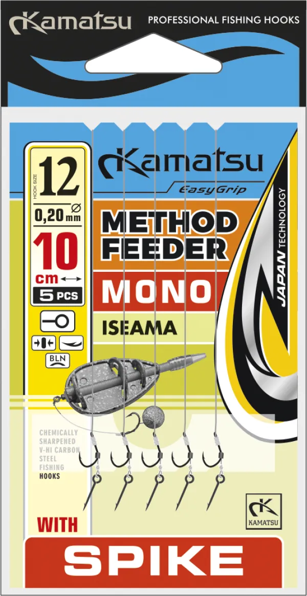 NextFish - Horgász webshop és horgászbolt - KAMATSU Method Feeder Mono Iseama 6 Spike