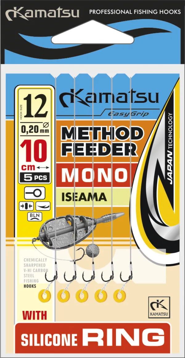 NextFish - Horgász webshop és horgászbolt - KAMATSU Method Feeder Mono Iseama 8 Silicone Ring