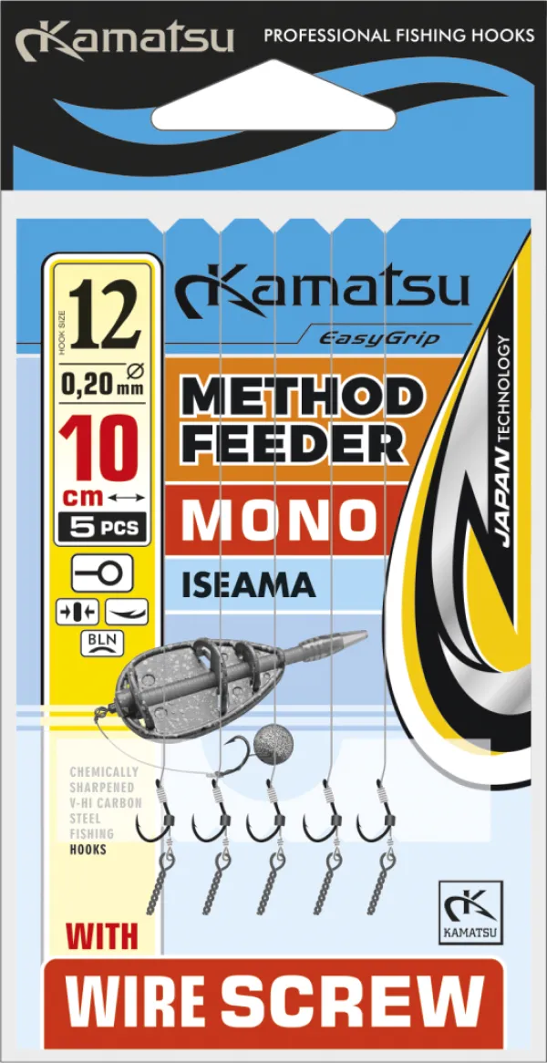 NextFish - Horgász webshop és horgászbolt - KAMATSU Method Feeder Mono Iseama 8 Wire Screw