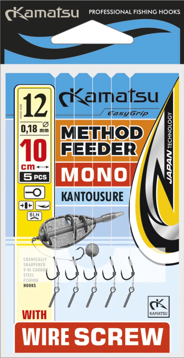 NextFish - Horgász webshop és horgászbolt - KAMATSU Method Feeder Mono Kantousure 6 Wire Screw