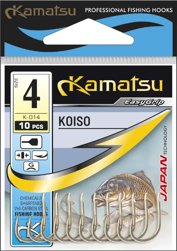 NextFish - Horgász webshop és horgászbolt - KAMATSU Kamatsu Koiso 3/0 Gold Flatted