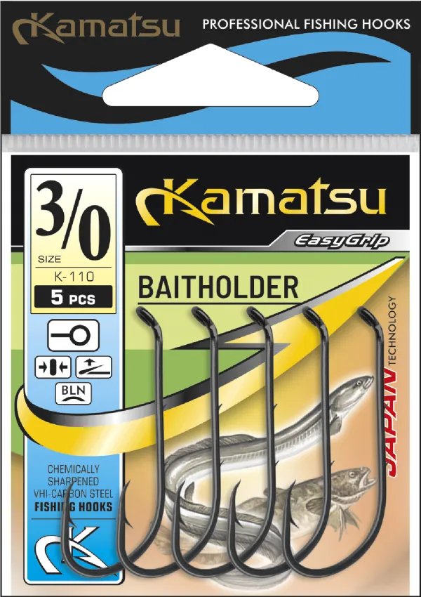 NextFish - Horgász webshop és horgászbolt - KAMATSU Kamatsu Baitholder 6 Brown Ringed