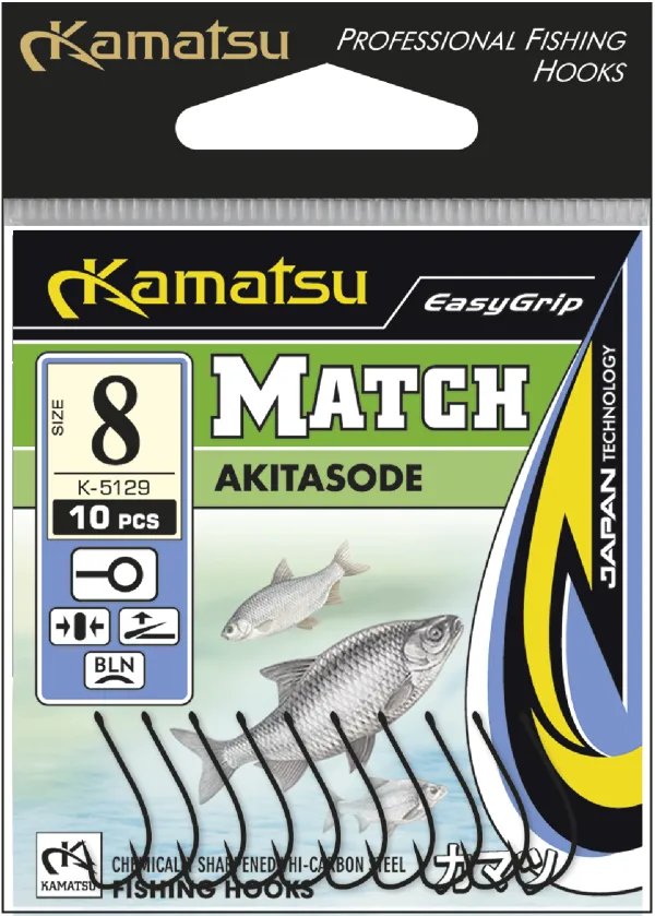 NextFish - Horgász webshop és horgászbolt - KAMATSU Kamatsu Akitasode Match 8 Gold Ringed