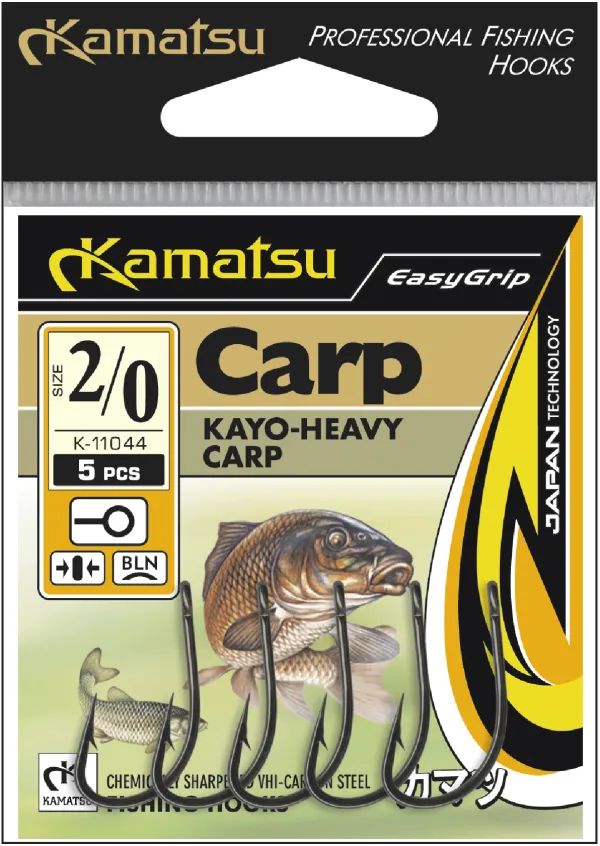 NextFish - Horgász webshop és horgászbolt - KAMATSU Kamatsu Kayo Heavy Carp 6 Black Nickel Ringed