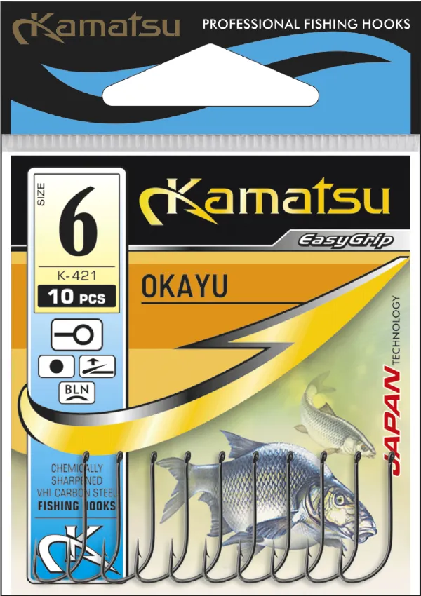 NextFish - Horgász webshop és horgászbolt - KAMATSU Kamatsu Okayu 6 Gold Ringed