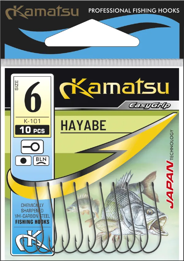 NextFish - Horgász webshop és horgászbolt - KAMATSU Kamatsu Hayabe 10 Nickel Ringed