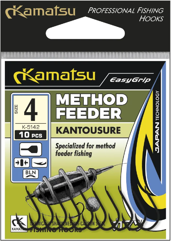 NextFish - Horgász webshop és horgászbolt - KAMATSU Kamatsu Kantousure Method Feeder 4 Gold Flatted