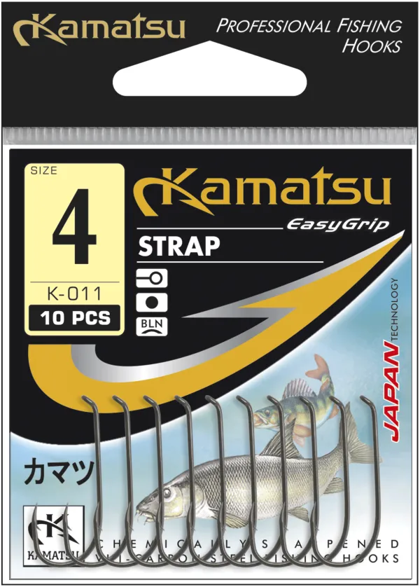 NextFish - Horgász webshop és horgászbolt - KAMATSU Kamatsu Strap 10 Black Nickel Ringed