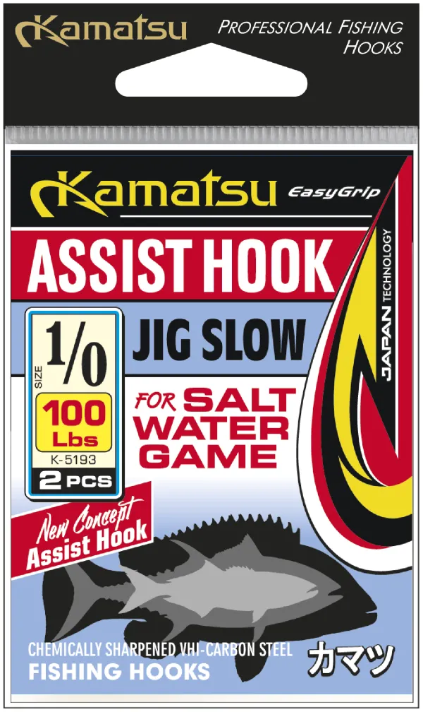 NextFish - Horgász webshop és horgászbolt - KAMATSU Kamatsu Assist Hook Jig Slow 1/0 100lbs