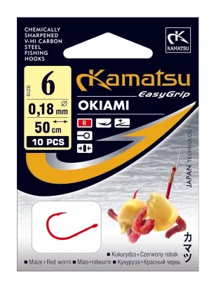 KAMATSU 50cm Maize&Red Worm Okiami 4  NextFish - Horgász webshop és  horgászbolt