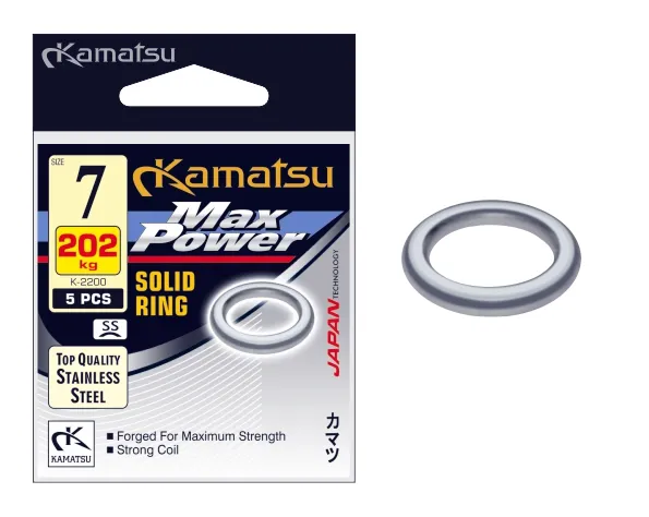 NextFish - Horgász webshop és horgászbolt - KAMATSU Solid Ring Max Power K-2200 4mm 43kg SS