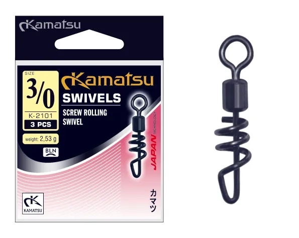 NextFish - Horgász webshop és horgászbolt - KAMATSU Screw Rolling Swivel K-2101 04