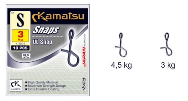 NextFish - Horgász webshop és horgászbolt - KAMATSU UL Snap K-3503 Size S 3kg